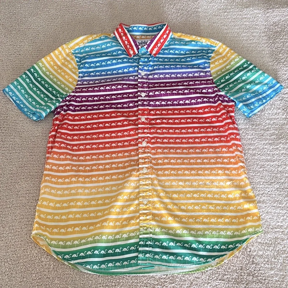 EUC | Men’s Chubbies Short-Sleeved Button-up | Size M - Picture 1 of 3